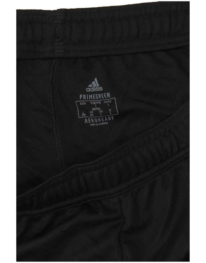 Pantaloni da tuta Adidas Aeroready da uomo grandi in poliestere nero