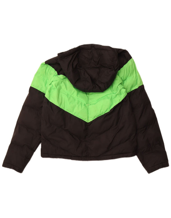 Giacca imbottita con cappuccio NIKE da ragazzo 13-14 anni XL Poliestere color block nero