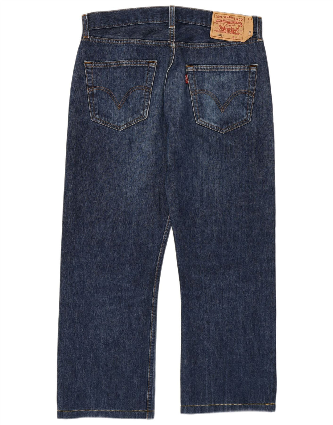 Levi's Uomo 501 Jeans dritti W33 L26 Blu Navy