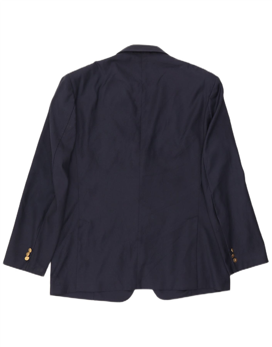 BURBERRYS Giacca blazer da uomo a 2 bottoni UK 56 XL poliestere blu navy