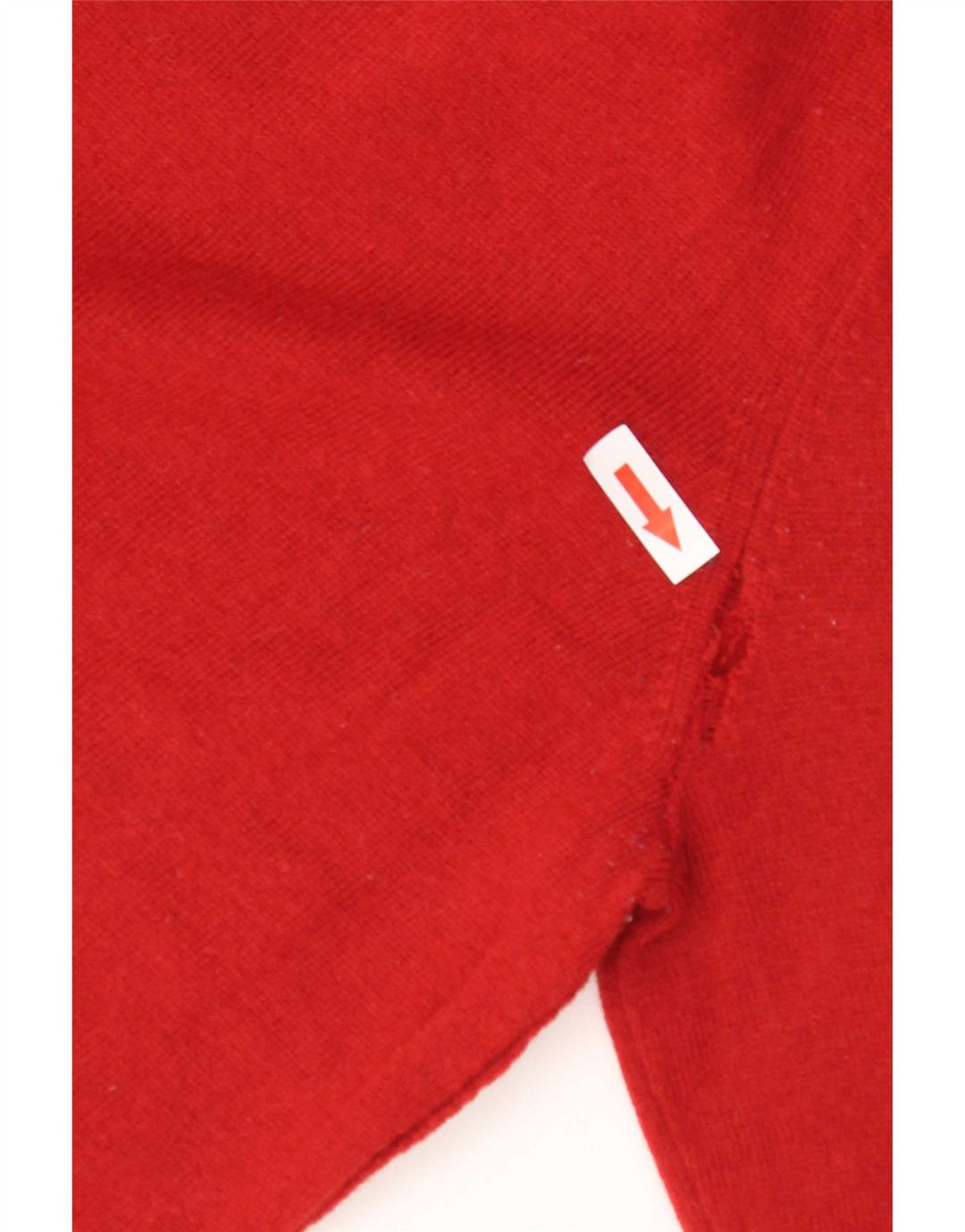 Maglione maglione girocollo da uomo Napapijri rosso medio in lana merino