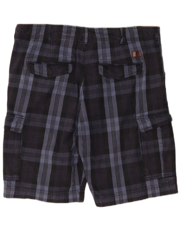 Pantaloncini cargo da uomo Timberland W36 Large in cotone blu navy