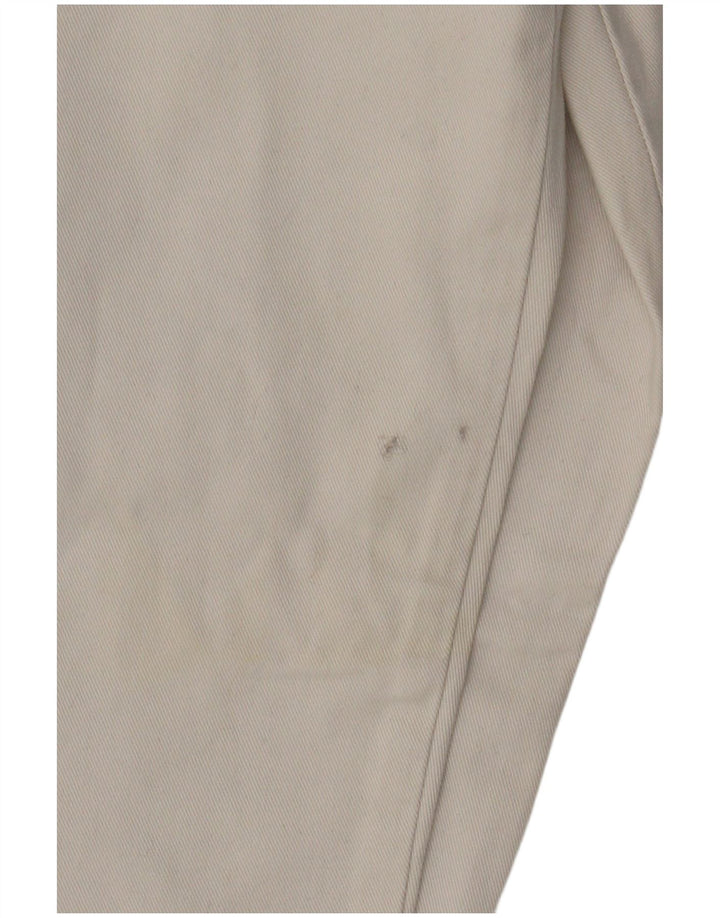 Pantaloni cargo dritti da uomo MAVERICK W36 L30 cotone bianco
