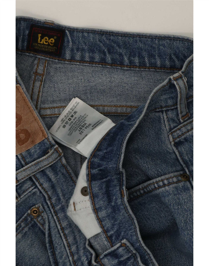 Jeans dritti da uomo Lee West W34 L32 in cotone blu