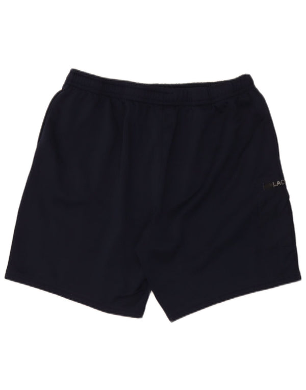 Pantaloncini sportivi cargo da uomo con vestibilità regolare Lacoste taglia 7 2XL poliestere blu navy