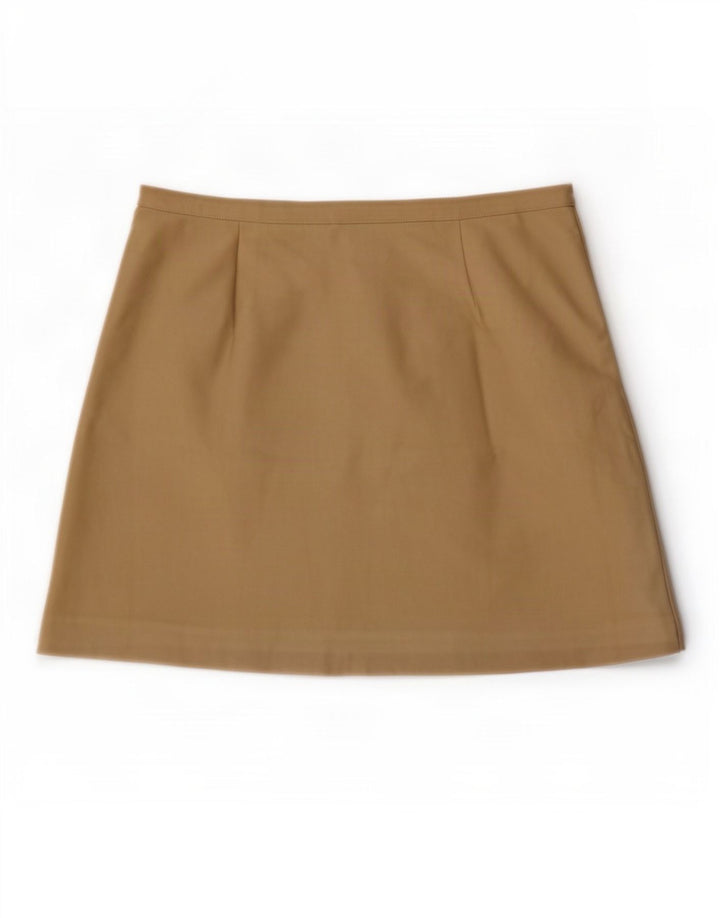 PS Minigonna da donna Company UK 16 grande W30 poliestere kaki