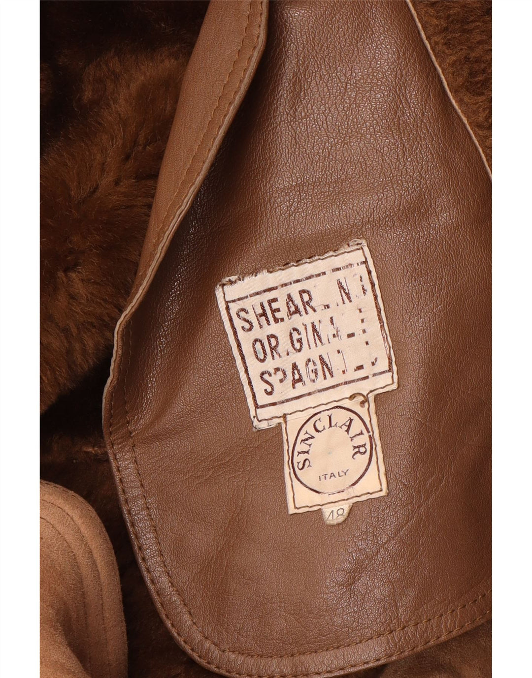 Cappotto in montone da donna Sinclair IT 48 XL Shearling marrone