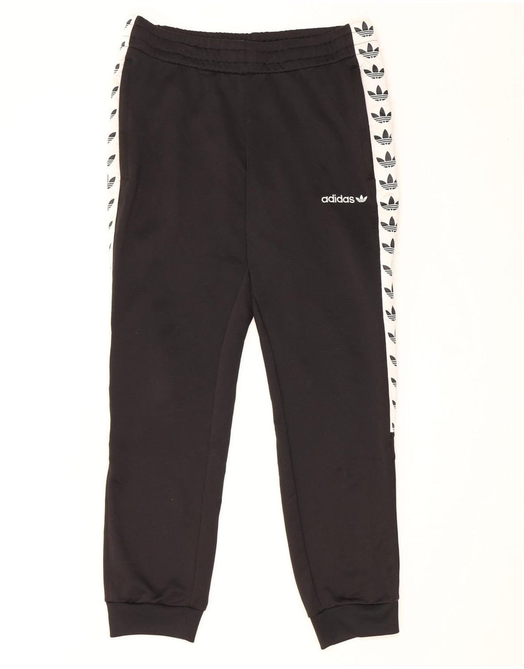 Pantaloni da tuta grafica da uomo Adidas Joggers Medium Black Colourblock