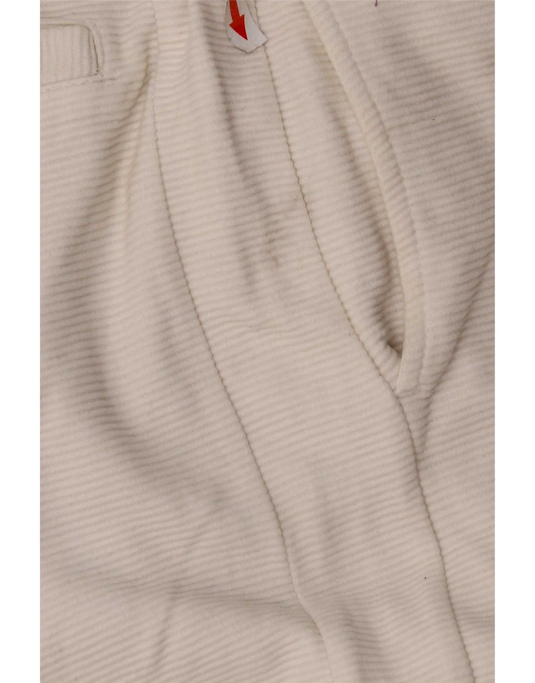 Pantaloncini sportivi da uomo Zara piccoli in cotone gessato bianco