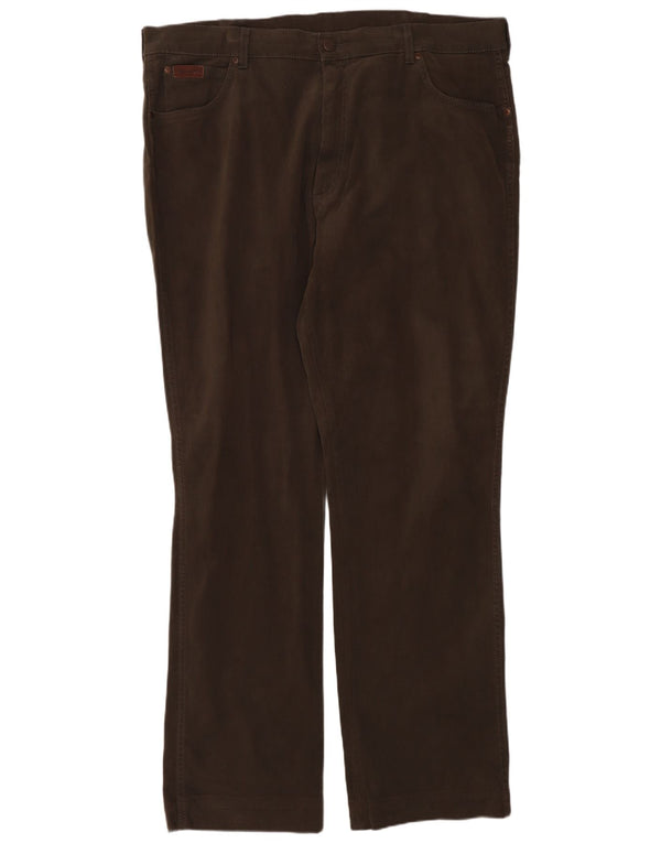 Pantaloni casual dritti da uomo Wrangler Texas W40 L34 cotone kaki