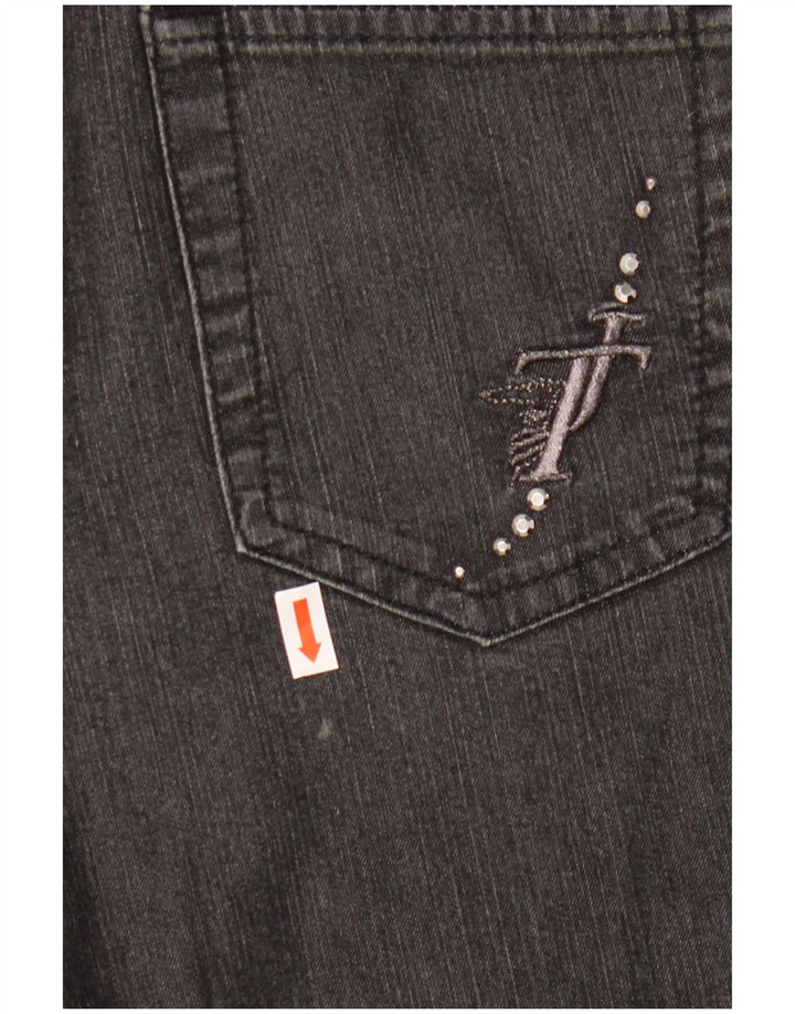 Jeans Dritti Donna TRUSSARDI W25 L29 Cotone Nero