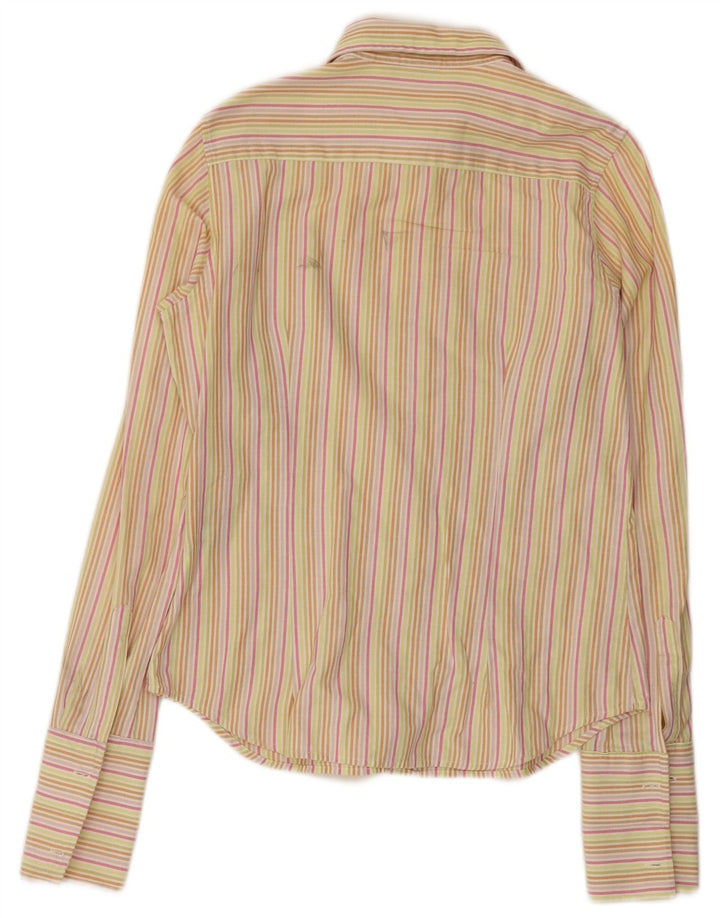 Camicia da donna Slam UK 14 Cotone a righe beige grande