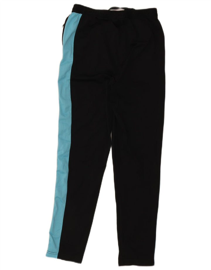 Pantaloni da tuta slim Nike Dri Fit da uomo, piccoli, in poliestere color block nero