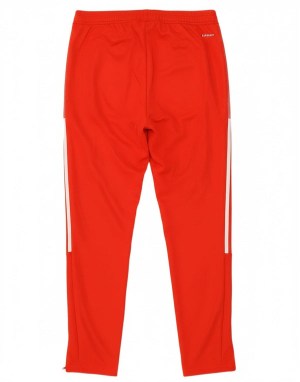 Pantaloni da tuta da uomo Adidas Large Rossi in poliestere sportivi
