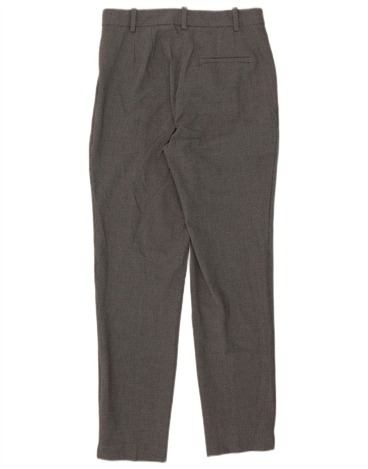 Pantaloni da abito da donna MARKS & SPENCER UK 8 piccoli W28 L27 pied de poule neri