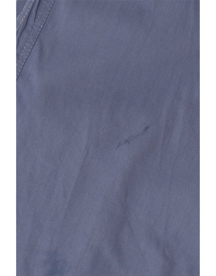 Camicia da uomo POP 84 grande in cotone blu navy