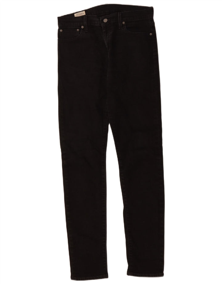 LEVI'S Jeans da uomo 512 slim affusolati W30 L34 cotone nero