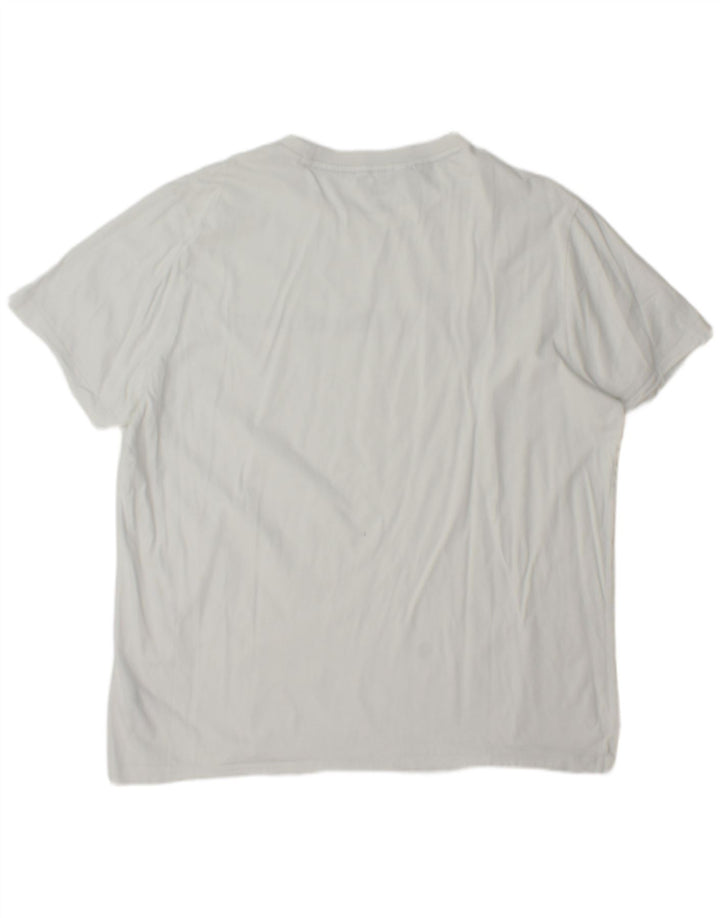 T-shirt grafica da uomo Puma Top 2XL cotone bianco
