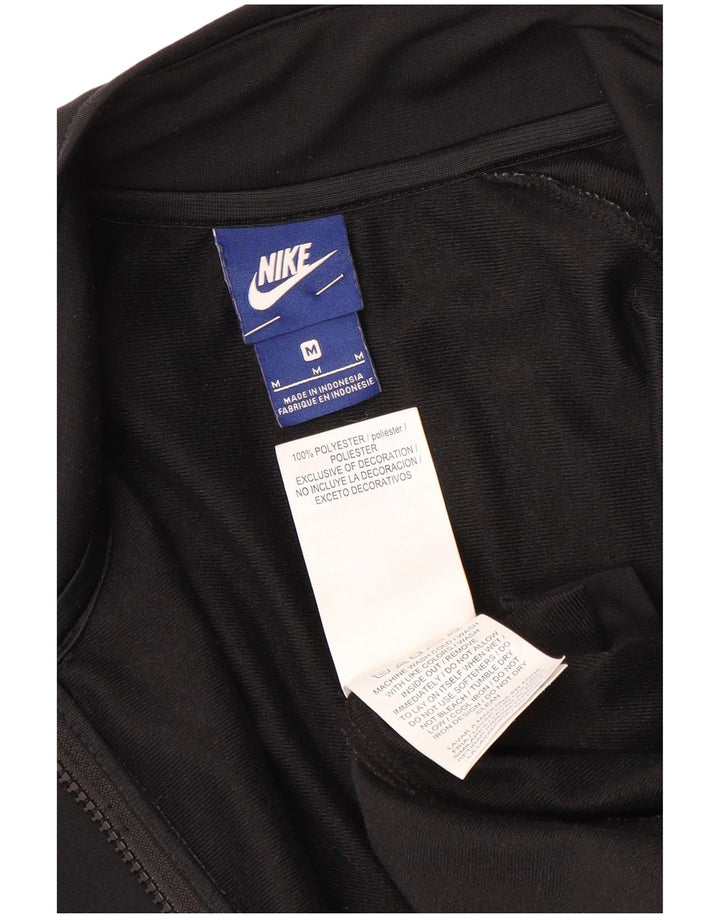 Giacca da tuta da uomo Nike, giacca media, nera, in poliestere