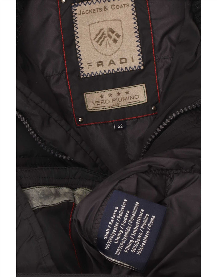 Giubbotto Imbottito Uomo Fradi IT 52 XL Nero Poliestere