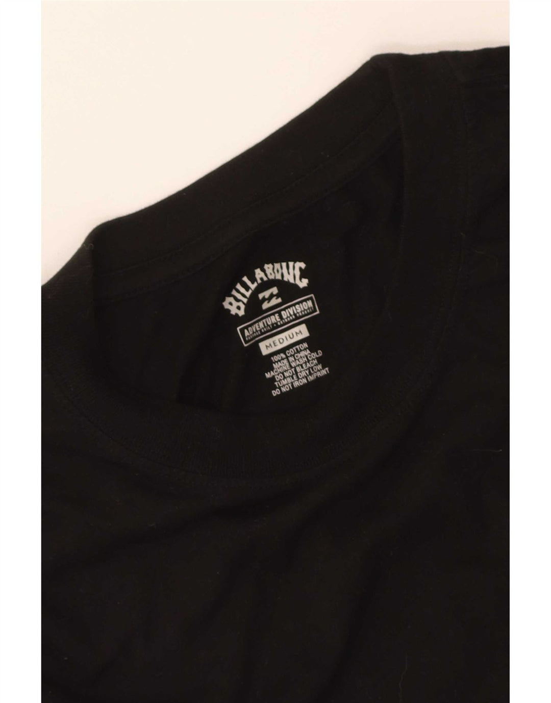 Maglietta grafica da uomo Billabong Top in cotone nero medio