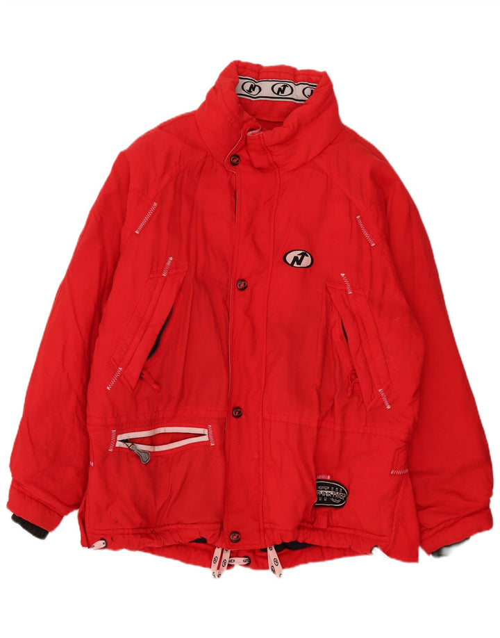 Giacca da sci grafica da uomo Nordica UK 40 Large rossa in poliammide