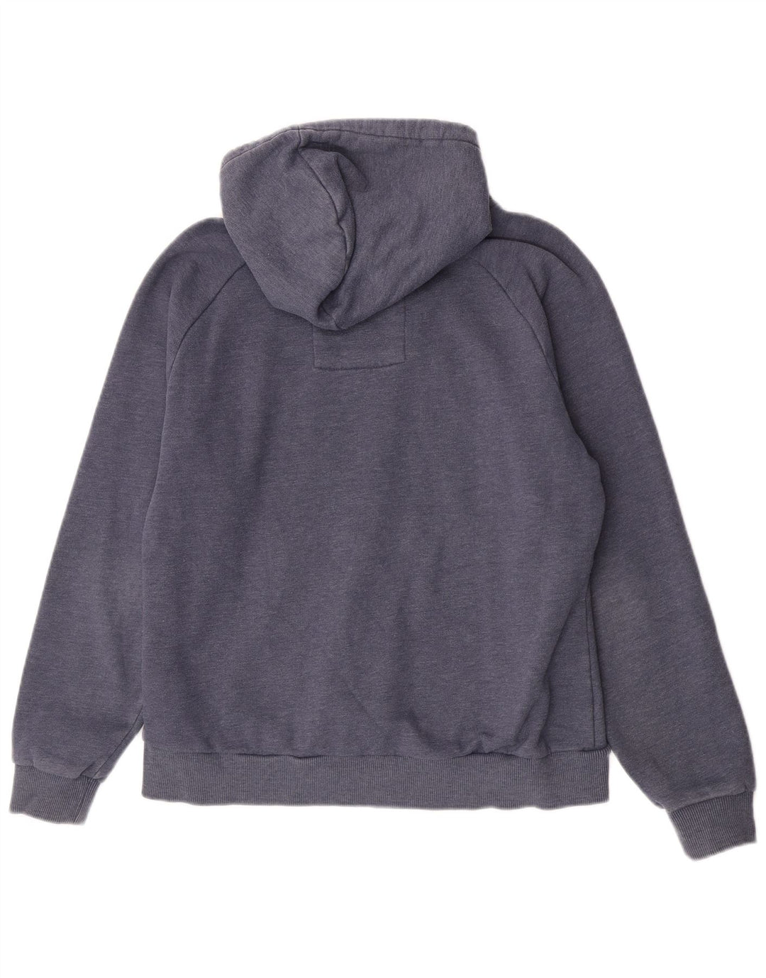 Maglione con cappuccio grafico da donna Weird Fish UK 16 grande cotone blu