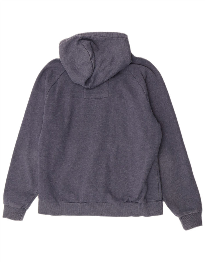 Maglione con cappuccio grafico da donna Weird Fish UK 16 grande cotone blu