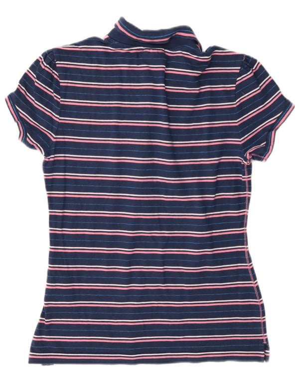 Polo Champion da donna Heritage Fit UK 12 Medium Navy Blue Striped