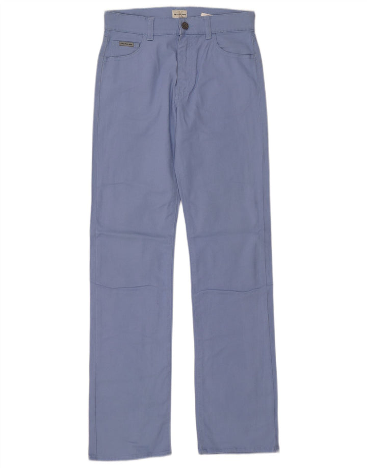 CALVIN KLEIN Jeans dritti da donna W27 L31 cotone blu