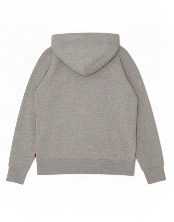 Maglione con cappuccio grafico da uomo Levi's piccolo in cotone grigio
