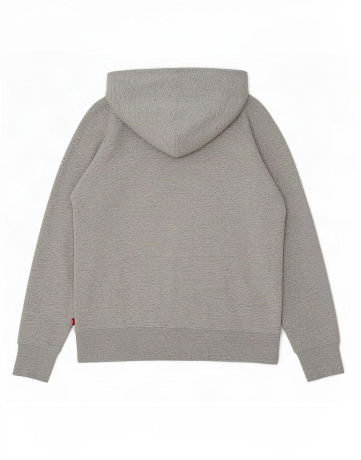 Maglione con cappuccio grafico da uomo Levi's piccolo in cotone grigio