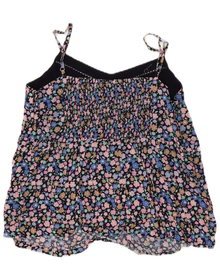 MARKS & SPENCER Womens Crop Cami Top UK 14 Medium Multicoloured Floral