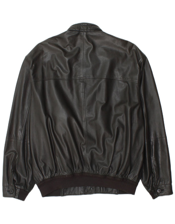 Giacca in pelle da uomo KAPRAUN UK 40 grande nera