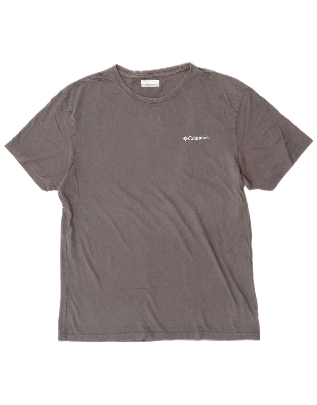 T-shirt grafica da uomo Columbia Top in cotone grigio medio
