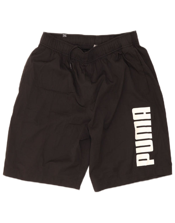 Pantaloncini sportivi grafici da uomo Puma Medium Black Poliestere
