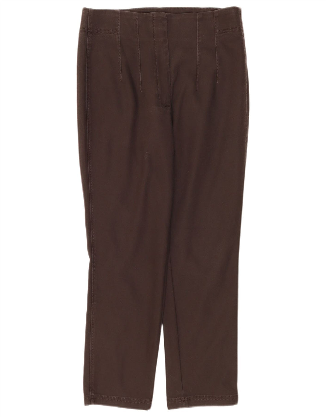 Pantaloni corti dritti da donna Massimo Dutti EU 40 Medio W30 L26 Marrone