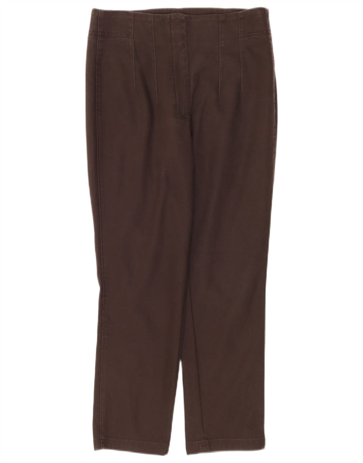 Pantaloni corti dritti da donna Massimo Dutti EU 40 Medio W30 L26 Marrone