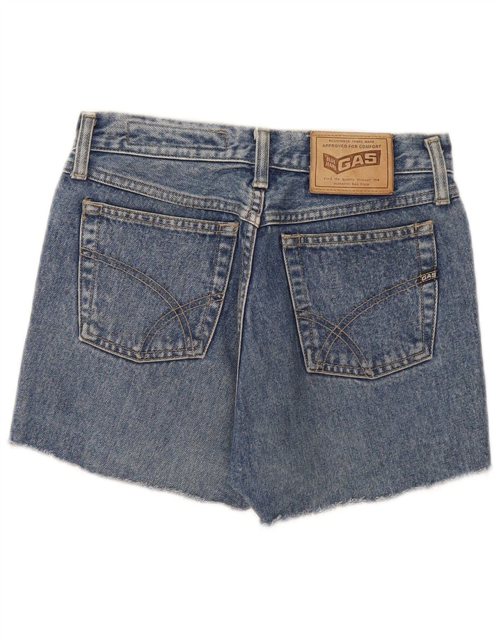 Pantaloncini di jeans da donna Gas W28 cotone blu medio