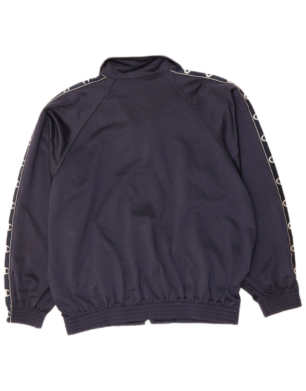 Giacca da ginnastica oversize grafica da uomo Champion Small Blu Navy