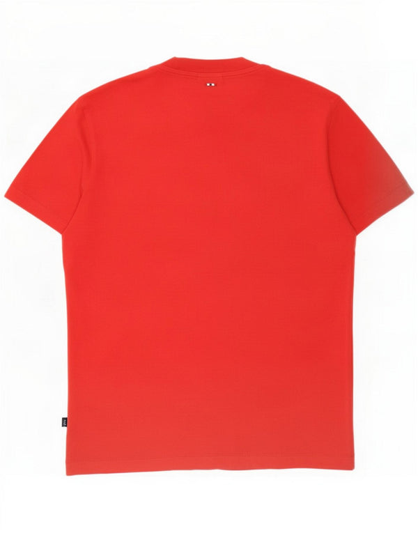 Napapijri T-shirt grafica da uomo rossa media