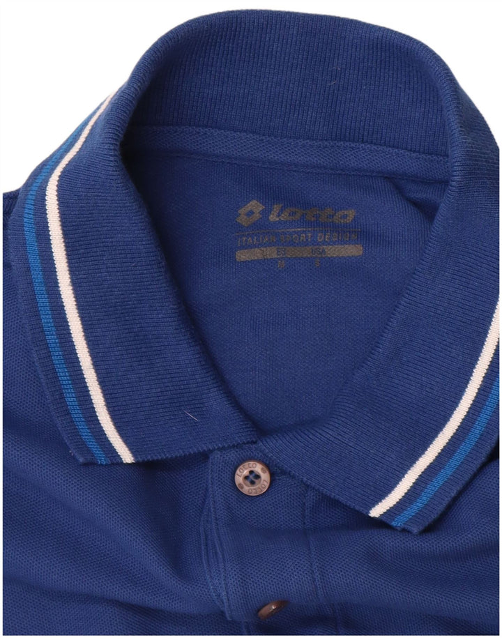 Polo Uomo Lotto in cotone Blu Medio
