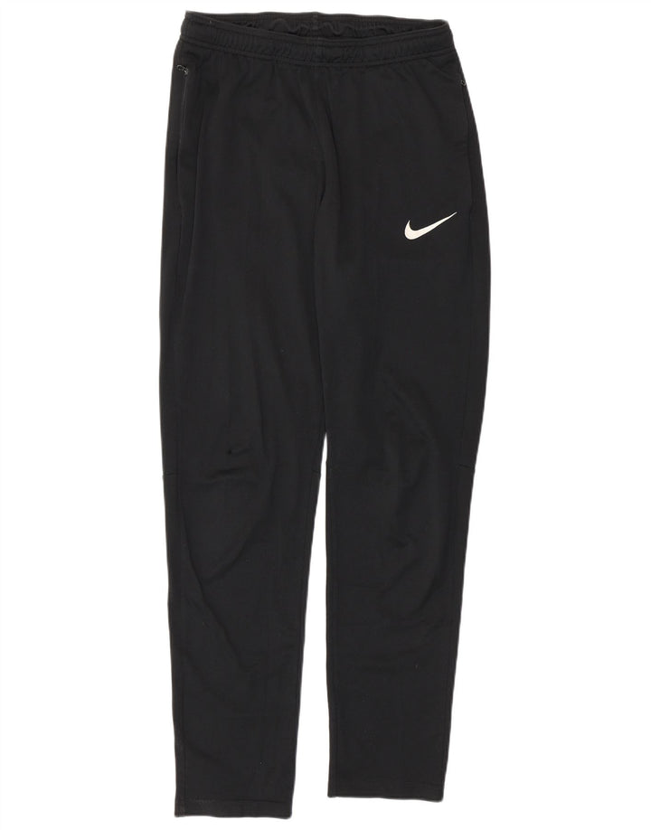 Pantaloni da tuta Nike Dri Fit da uomo piccoli in poliestere nero
