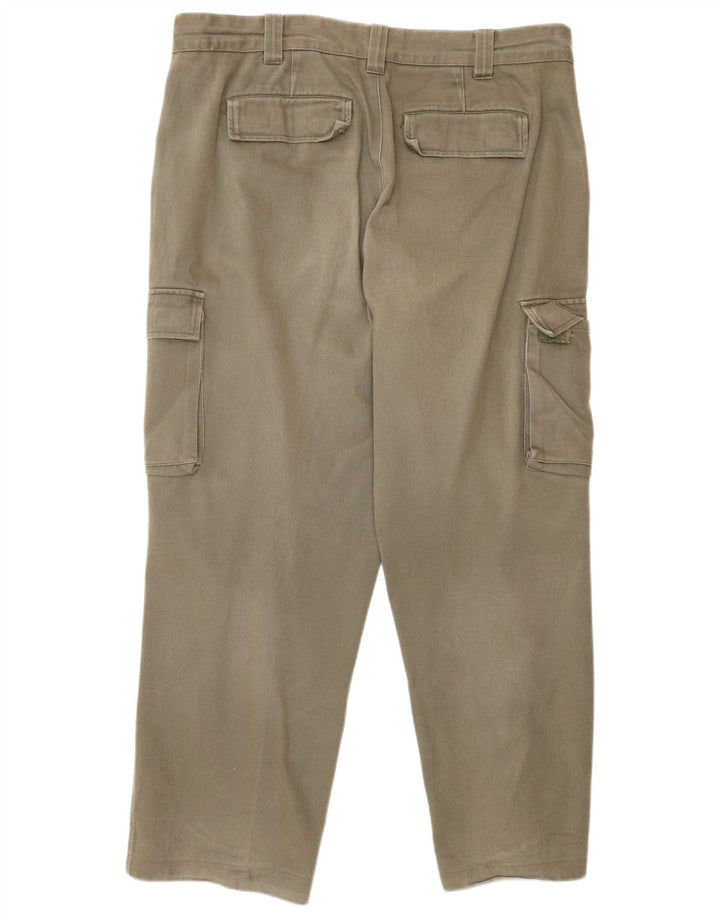 Pantaloni cargo dritti da uomo Timberland W36 L27 in cotone beige