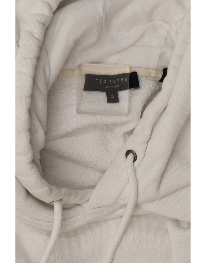 Maglione con cappuccio oversize da donna Ted Baker taglia 3 medio bianco