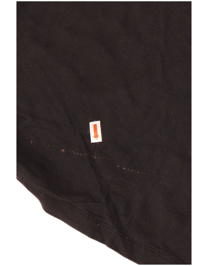 T-shirt da uomo Cos Top in cotone nero medio