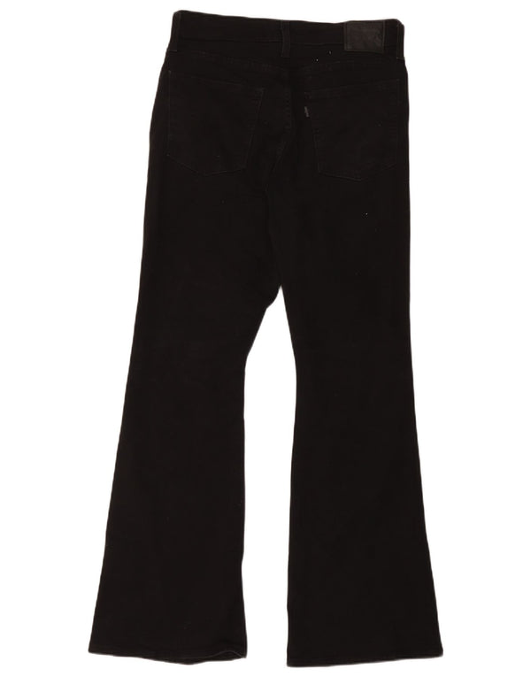Jeans svasati a vita alta 726 da donna Levi's W30 L30 cotone nero