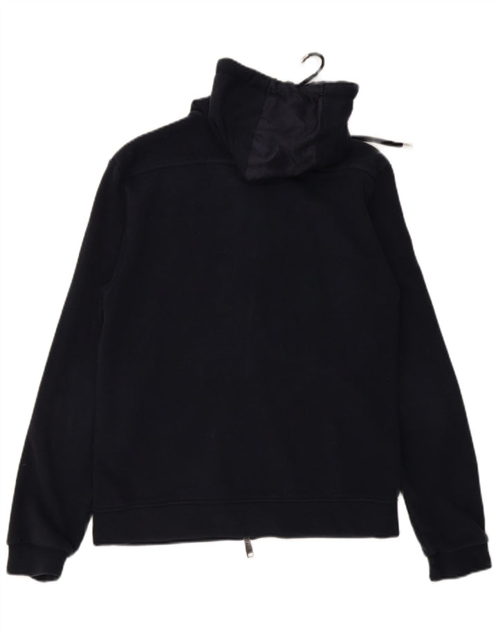ARMANI EXCHANGE Mens Zip Hoodie Sweater Small Navy Blue Cotton