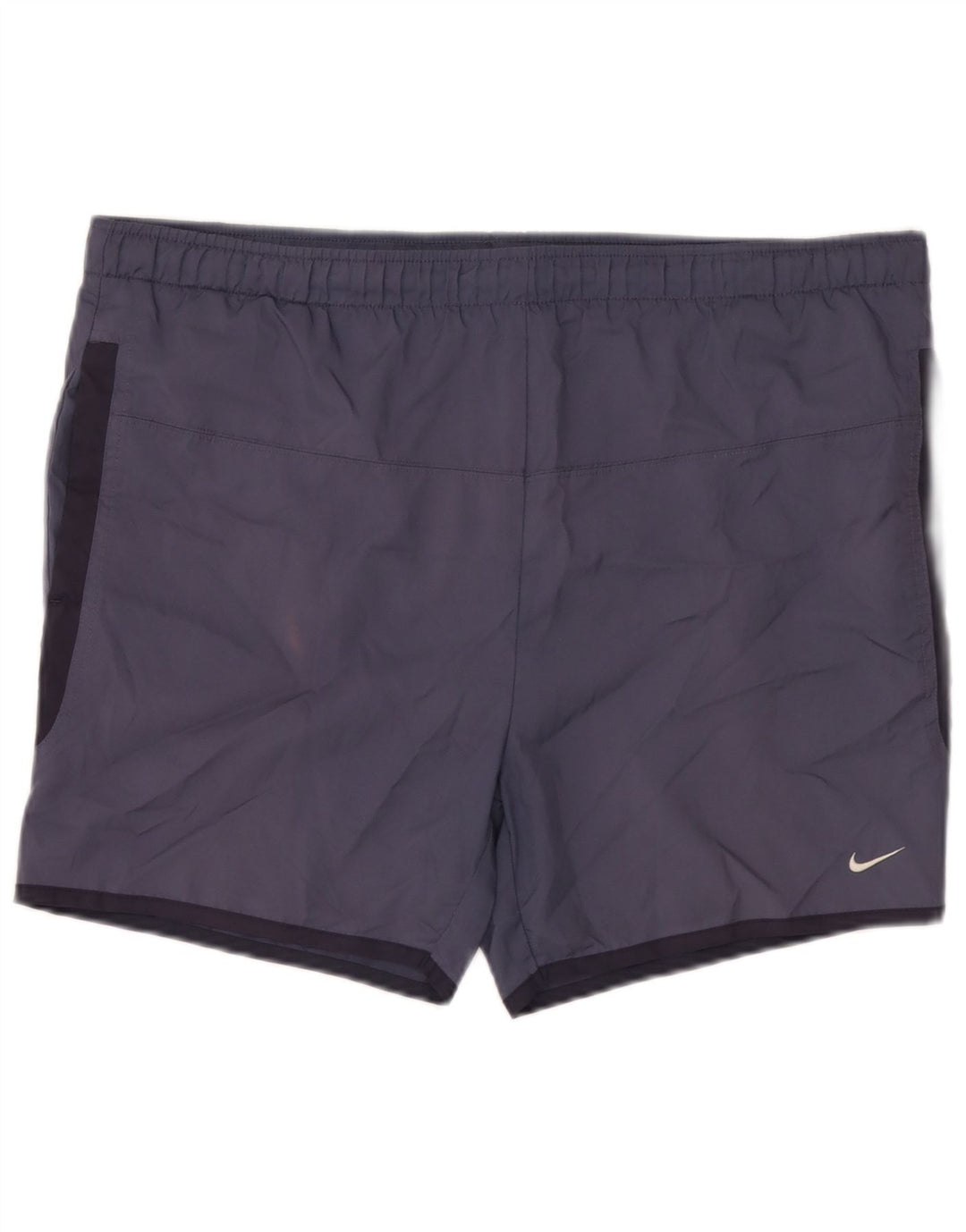 Pantaloncini da bagno da uomo Nike UK 39/41 Poliestere color block blu navy medio