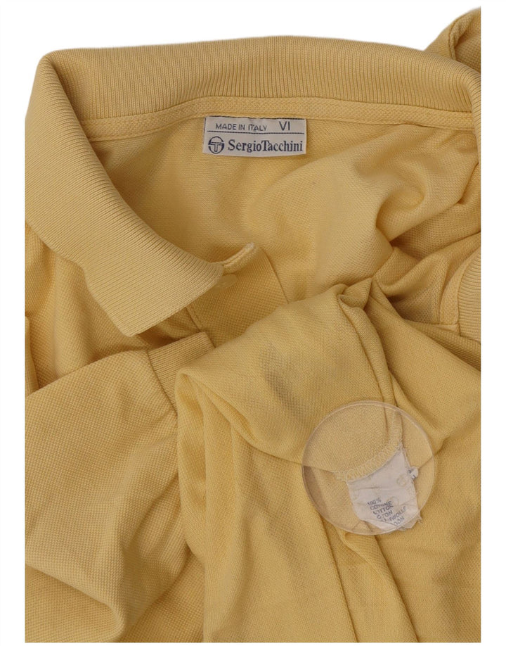 Polo Uomo Sergio Tacchini Large in Cotone Giallo